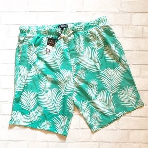 NWT No Retreat men’s swim trunks